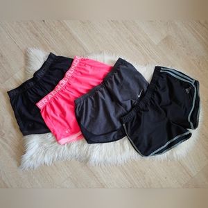 Women's Active Shorts Bundle (4) Medium